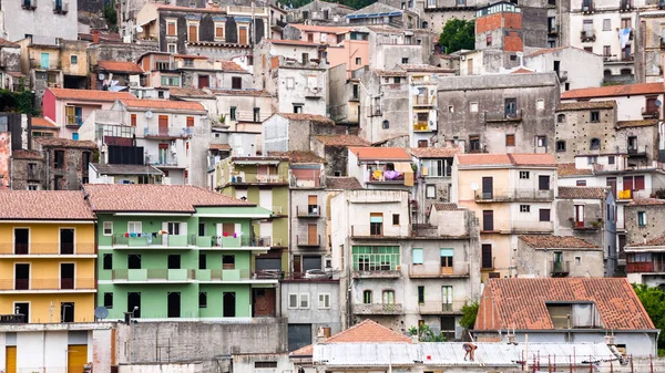 Houses in Castiglione di Sicilia town in Sicily — Stock Photo, Image