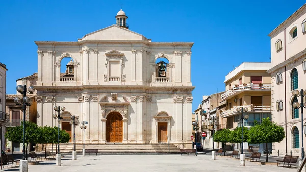 Chiesa del Santissimo Crocifisso in Noto city — Stock Photo, Image