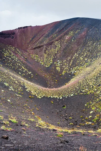 A szicíliai Etna régi kráterek — Stock Fotó