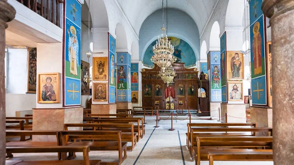 Yunan Ortodoks Basilica of St George iç — Stok fotoğraf