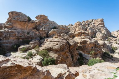 kumtaşı dağ küçük Petra şehir etrafında