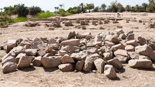 Excavations of ancient Ayla town in Aqaba city — Stock Photo, Image