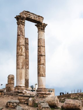 sütunları Tapınağı Herkül Amman Kalesi