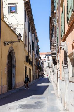insanlar doğum Via Duomo Verona tarihi merkezi
