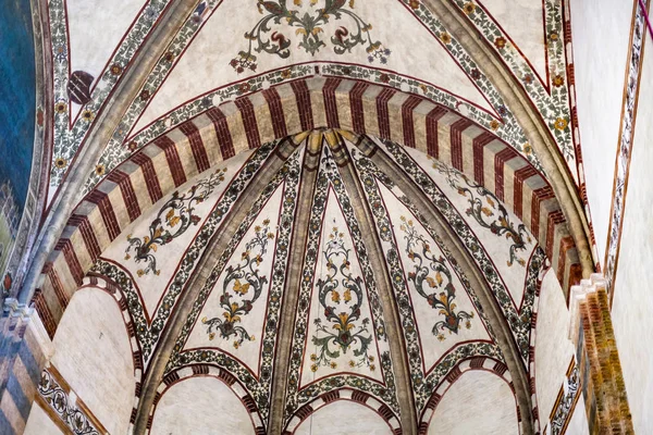 Techo pintado en chiesa di Sant Anastasia — Foto de Stock