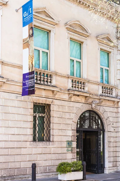 Galerie v Palazzo Monte da v městě Vicence — Stock fotografie