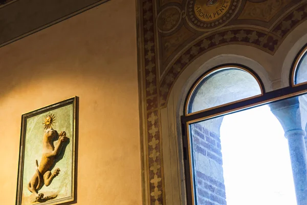 Interno del Palazzo della Ragione a Verona — Foto Stock