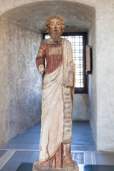 Room in castelvecchio castle museum in Verona — Stock Photo, Image