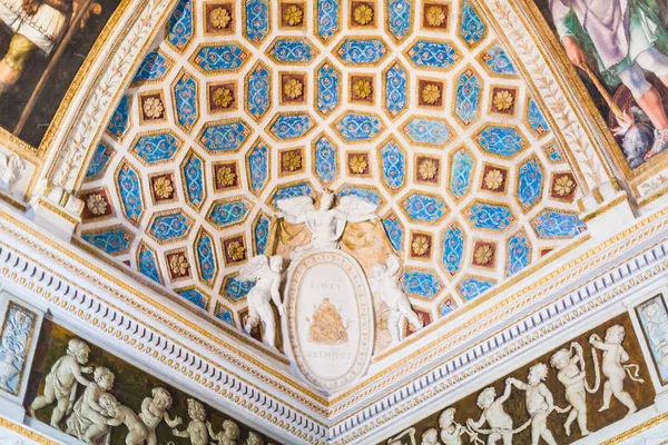 Ornamental ceiling in Palazzo del Te in Mantua — Stock Photo, Image