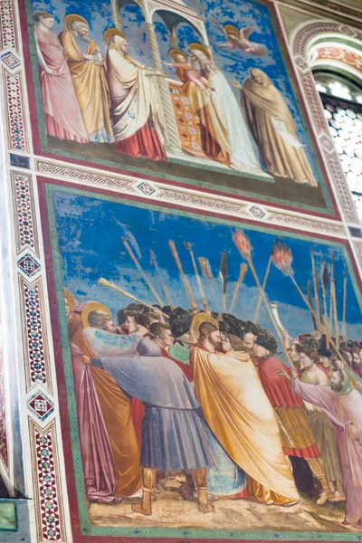 Dekoration der Scrovegni-Kapelle in Padua — Stockfoto