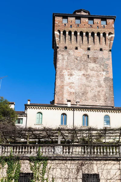 Toren van Castel Gate in Vicenza stad — Stockfoto