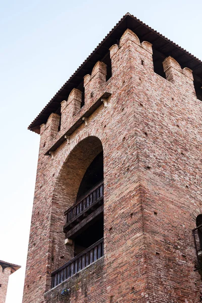 Toren van Castelvecchio (Scaliger) Castel in Verona — Stockfoto