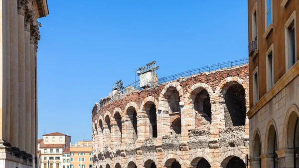 Arena di Verona antiguo Anfiteatro Romano —  Fotos de Stock