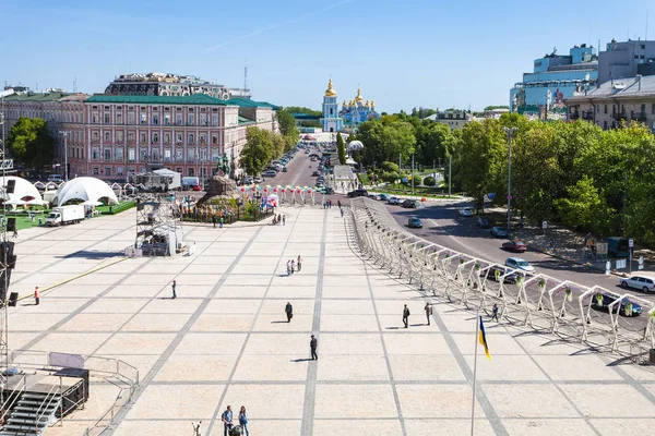 Pemandangan St Sophia Square di kota Kiev — Stok Foto