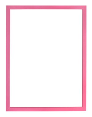 Dikey modern pembe resim çerçevesi