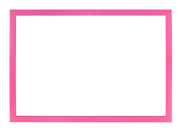 Горизонтальная современная розовая рамка — стоковое фото