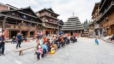 Dong kültür Show Chengyang ziyaret