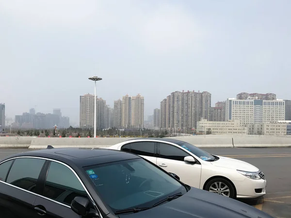 Modern apartment houses in new district of Luoyang — Stock Photo, Image