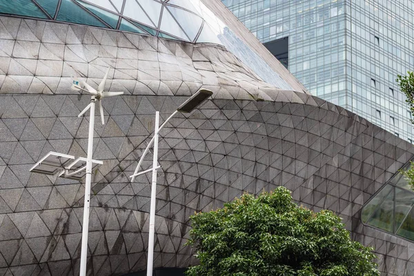 珠江新城现代歌剧院墙 — 图库照片