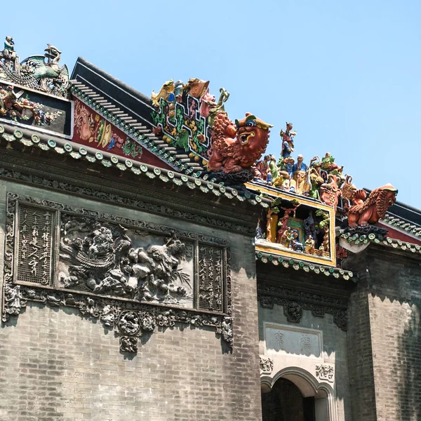 Decoración de la pared del Museo de Arte Popular de Guangdong —  Fotos de Stock