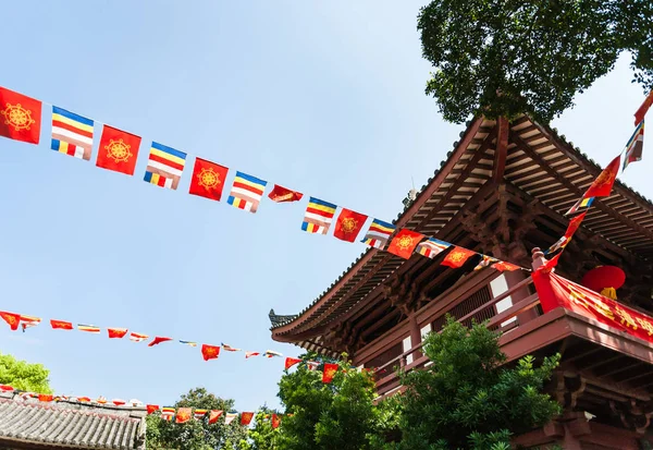Mapa de Bandeiras em Guangxiao Temple, Guangzhou — Fotografia de Stock