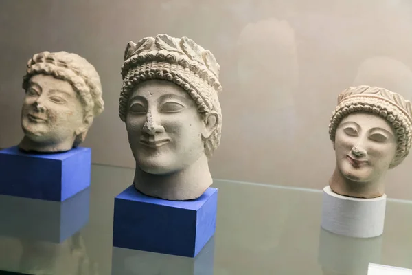 Етруських скульптури в музей Флоренції — стокове фото