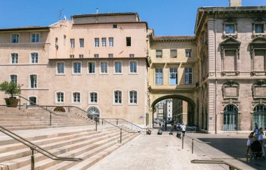 Marsilya 'da Loge caddesindeki insanlar