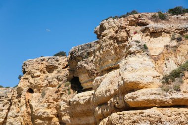 erozyona uğramış kumtaşı kaya beach Atlantik Okyanusu üzerinde