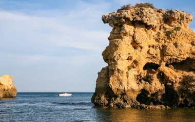 fil rock Beach Albufeira yakınındaki Sao Rafael