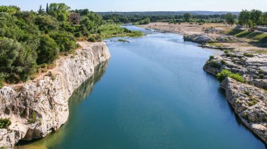 Pont du Gard Vadisi Gardon Nehri