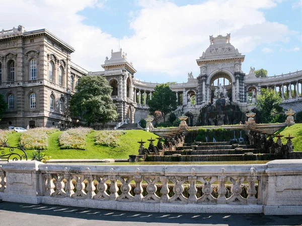 Outside view of Palais (Palace) Longchamp — Stock Photo, Image