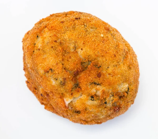 Vegetable stuffed rice ball arancini on plate — Stock Photo, Image