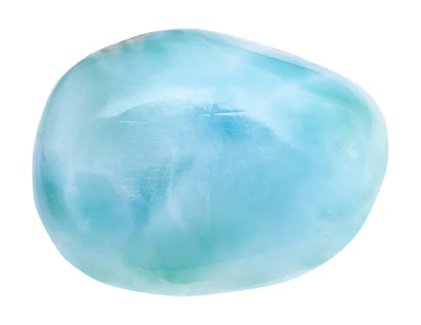 Gemma Larimar lucidata (pectolite blu ) — Foto Stock