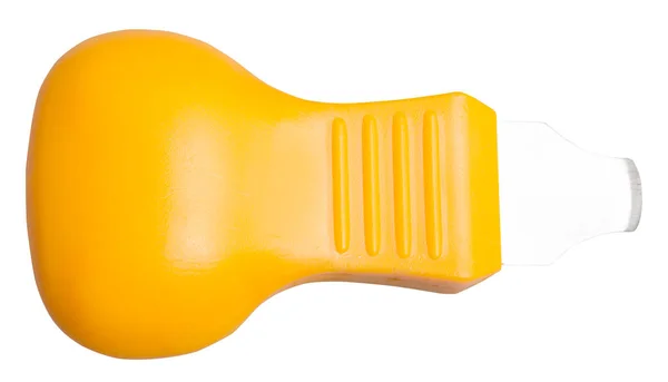 Tool with yellow handle for opening cover of watch — Stock Photo, Image