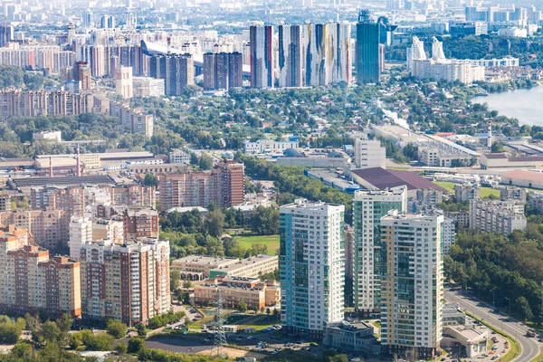 View of modern houses in residential district — Stock Photo, Image