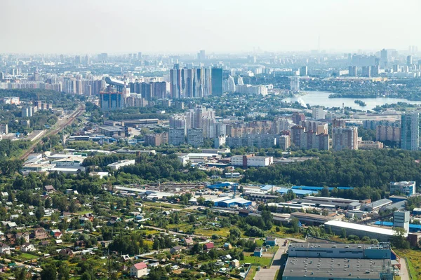 Above view of Krasnogorsk district in Moscow — Stock Photo, Image