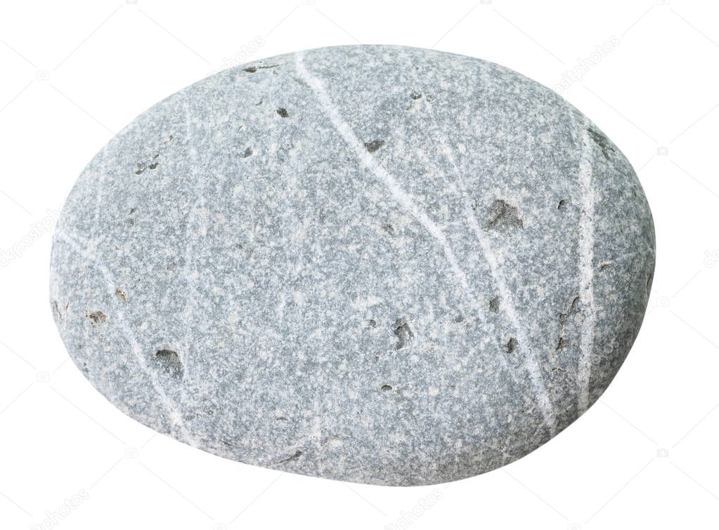 umbled graywacke stone isolated
