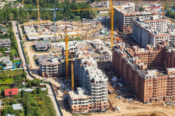 Above view of construction area — Stock Photo, Image