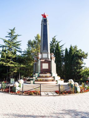 devrim stel kentsel Aluşta şehir parkında