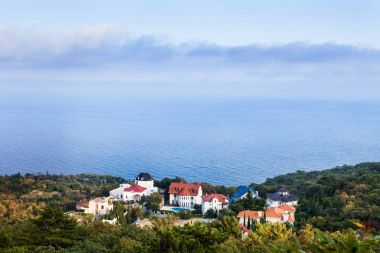 Görünüm Oreanda ilçesi Karadeniz sahilinin