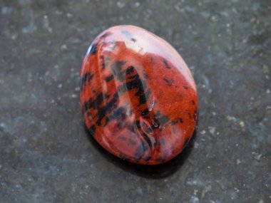 cilalı maun obsidyen gemstone kara günü