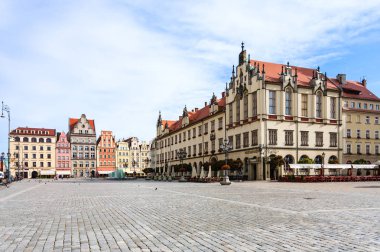 Merkez Market Square (Rynek) Wroclaw görünümünü
