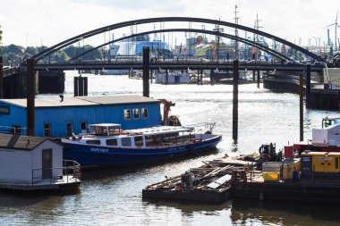 Binnenhafen iskele Hamburg City tekneler