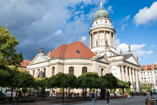 Pohled na francouzské katedrály (Franzosischer Dom) — Stock fotografie