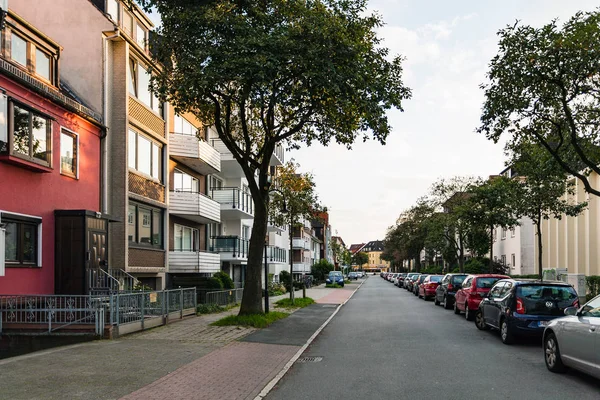 Residential quarter in Bremen city — Stock Photo, Image