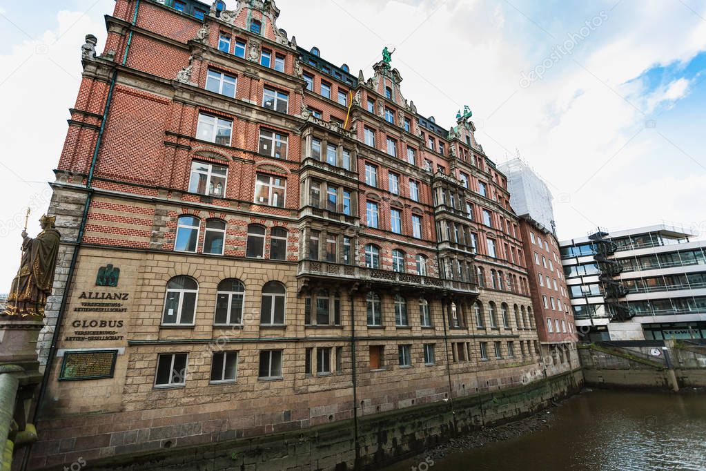 Globushof Haus in der Innenstadt von Hamburg city ...