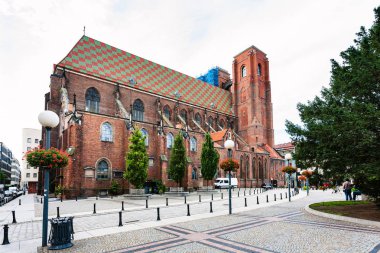 St Mary Magdalene kilise Wroclaw City görünümünü