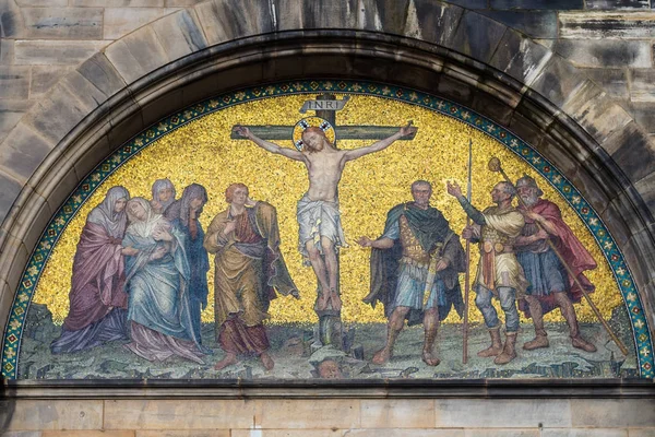 Açık duvar dekorasyonu Bremen Katedrali — Stok fotoğraf
