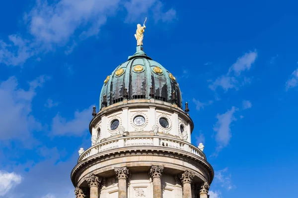 Horní části francouzské katedrály v Berlíně — Stock fotografie