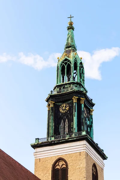 Věž kostela St. Mary v Berlíně — Stock fotografie